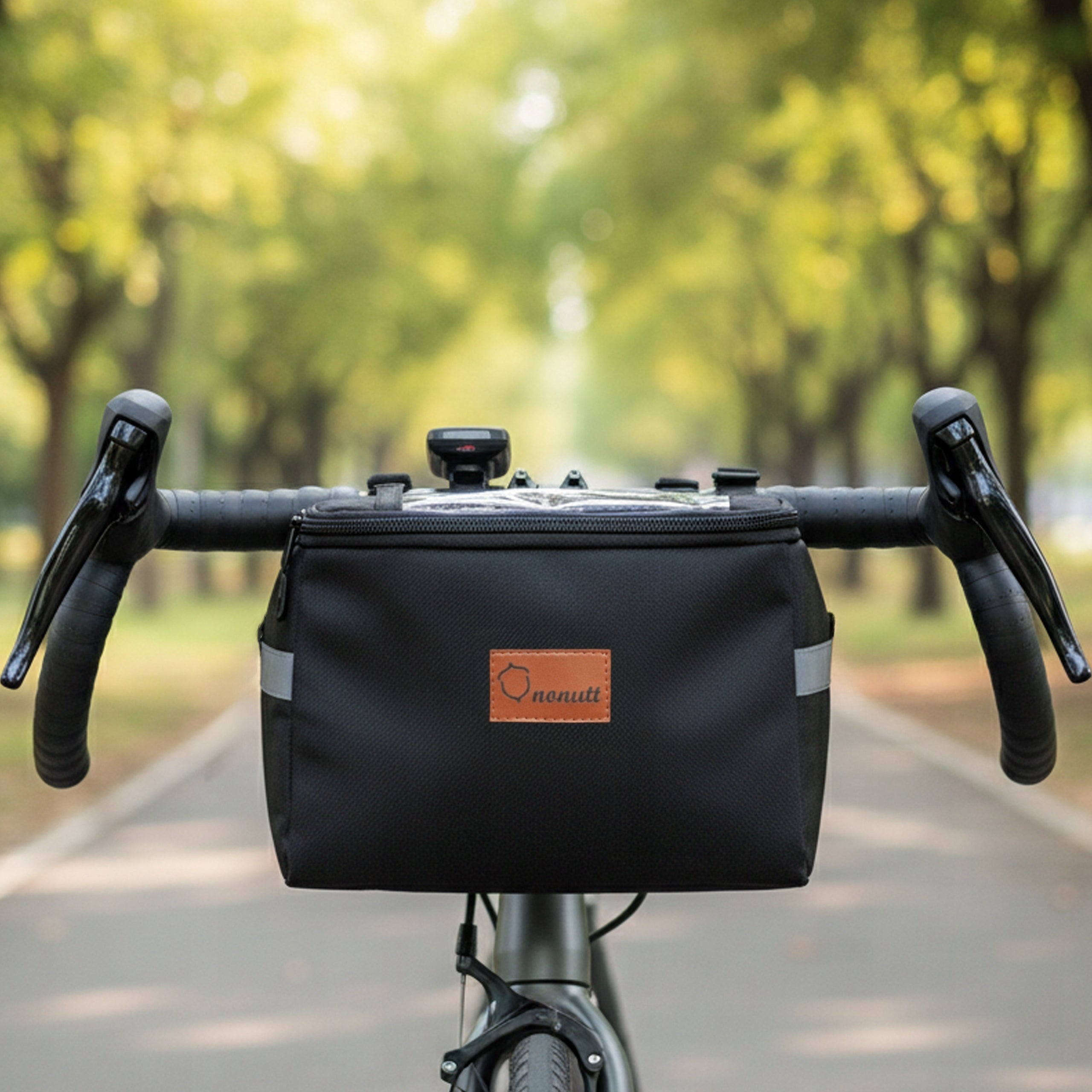 BICYCLE POUCH HANDLEBAR BAG BICYCLE PHONE REFLECTIVE NONUTT Packaging status original
