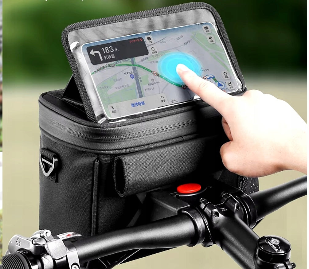 BICYCLE POUCH HANDLEBAR BIKE BAG CASE PHONE CASE Capacity 4.5 l