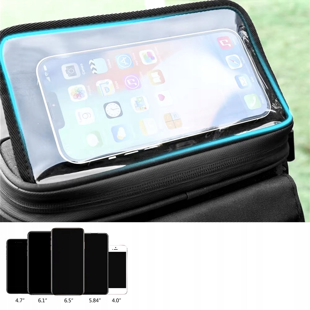 BICYCLE POUCH HANDLEBAR BIKE BAG CASE PHONE CASE Color black
