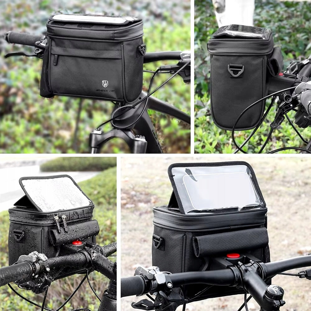BICYCLE POUCH HANDLEBAR BIKE BAG CASE PHONE CASE Kind front