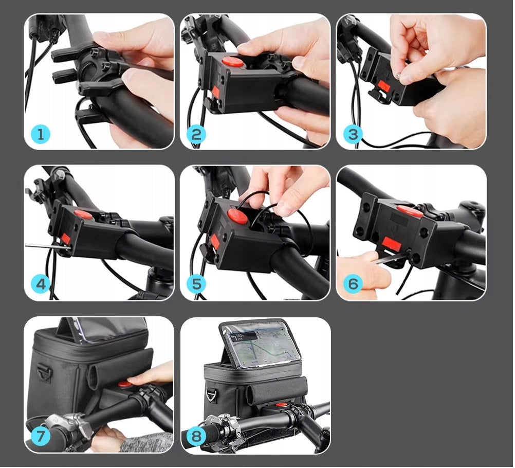 BICYCLE POUCH HANDLEBAR BIKE BAG CASE PHONE CASE Manufacturer code 05966