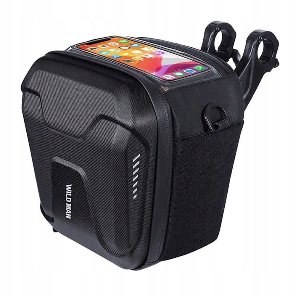 BICYCLE POUCH + PHONE HOLDER - BICYCLE BAG WATERPROOF HANDLEBARS