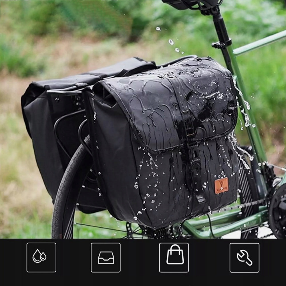 BICYCLE POUCH REAR BAG FOR TRUNK LARGE 20L SIDE TRUNKS WATERPROOF Manufacturer code BA0057BK1124