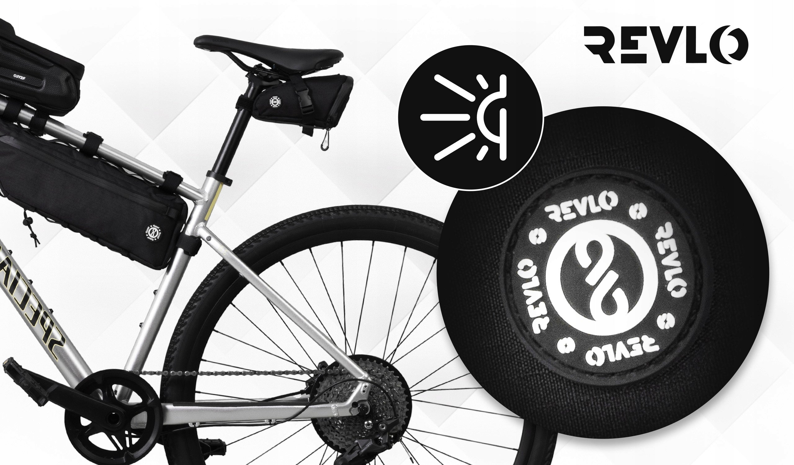 BICYCLE POUCH SEAT BAG FOR BICYCLE REFLECTIVE WATER-RESISTANT 1,2 L EAN (GTIN) 5907213779608