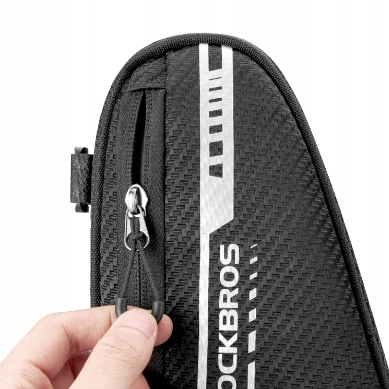 BICYCLE POUCH TRIANGULAR FRAME BAG ROCKBROS Color black