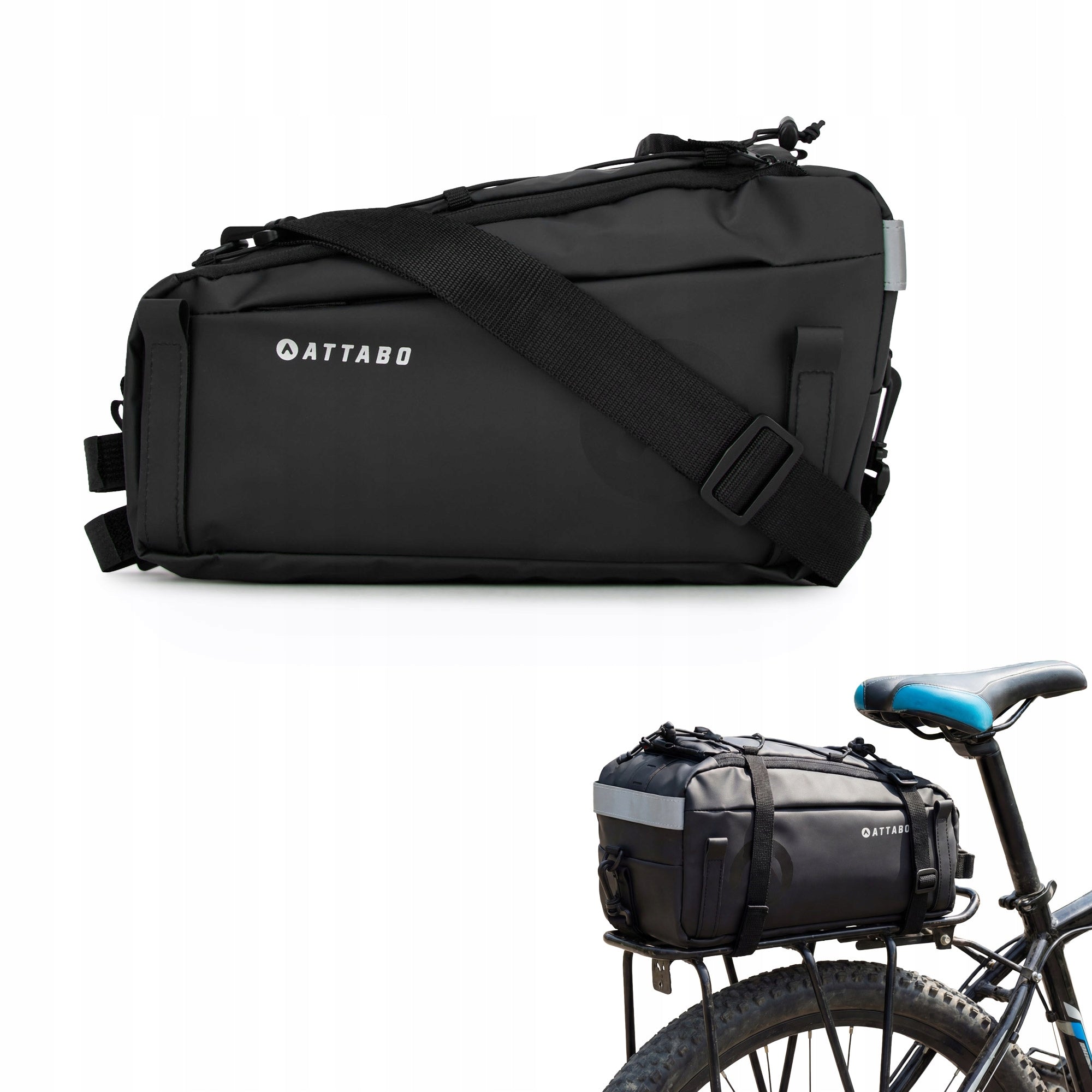 BICYCLE POUCH TRUNK BAG ATTABO MYBACK 7l WATERPROOF FOR BICYCLE