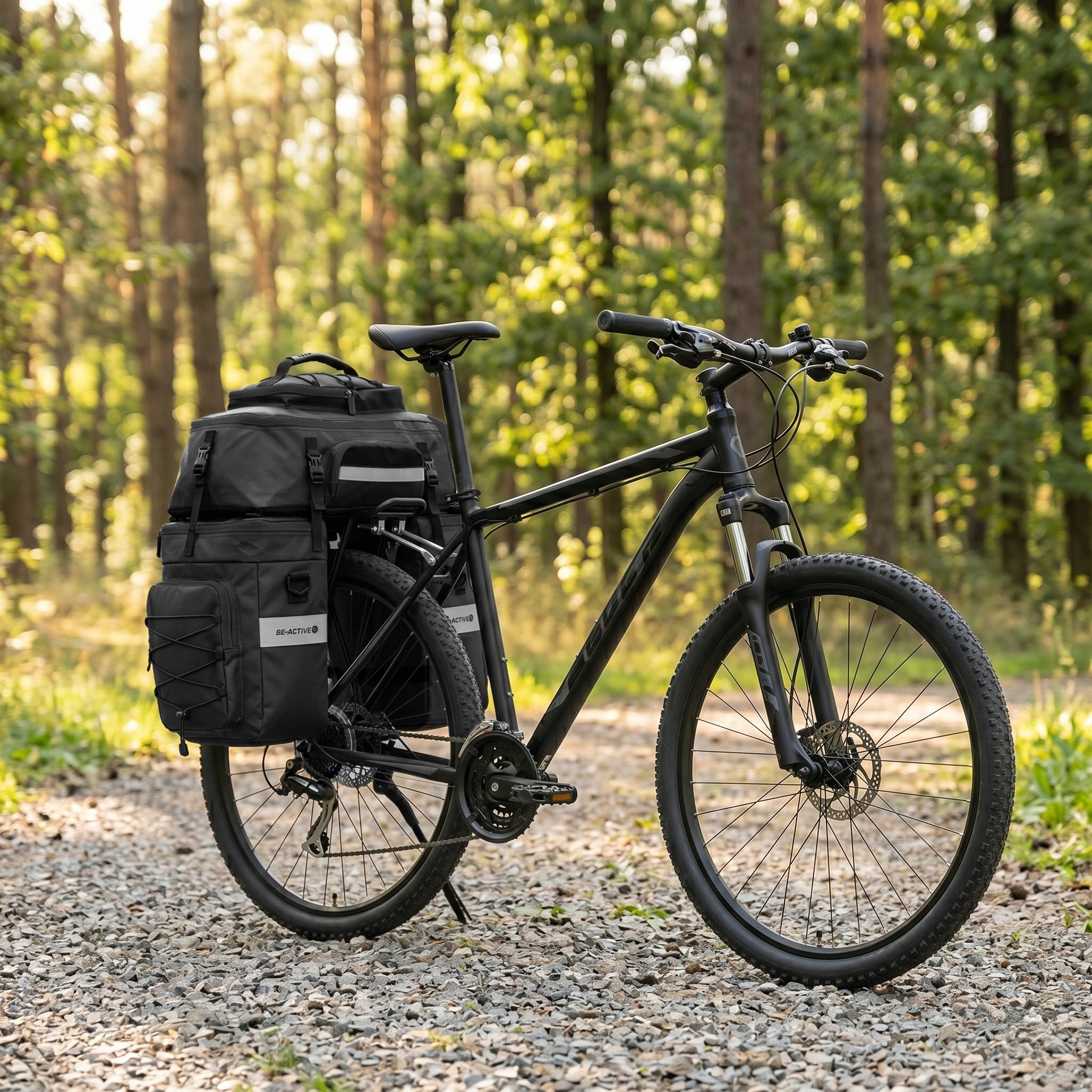BICYCLE POUCH WATERPROOF 65L 3IN1 BAG BACKPACK FOR TRUNK BIKE LARGE Packaging status original