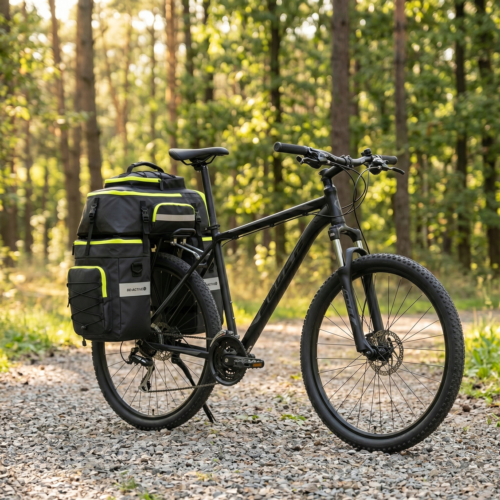 BICYCLE POUCH WATERPROOF 65L 3IN1 BAG BACKPACK FOR TRUNK BIKE LARGE Packaging status original