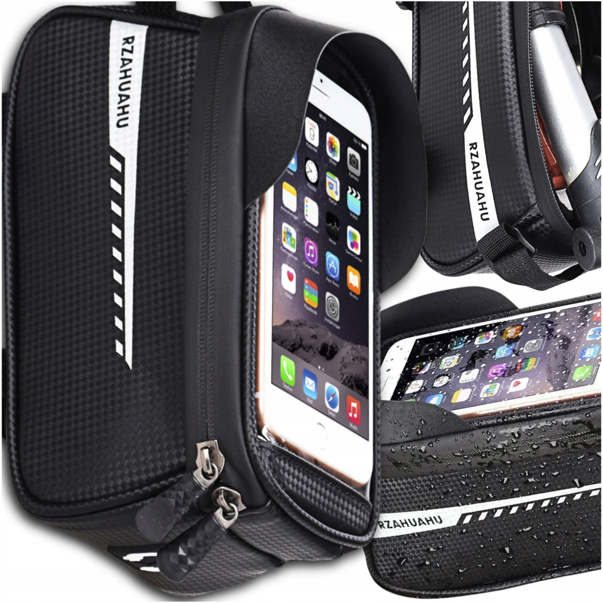 BICYCLE POUCH WATERPROOF PHONE CASE HOLDER FRAME BAG SACHET Brand no brand