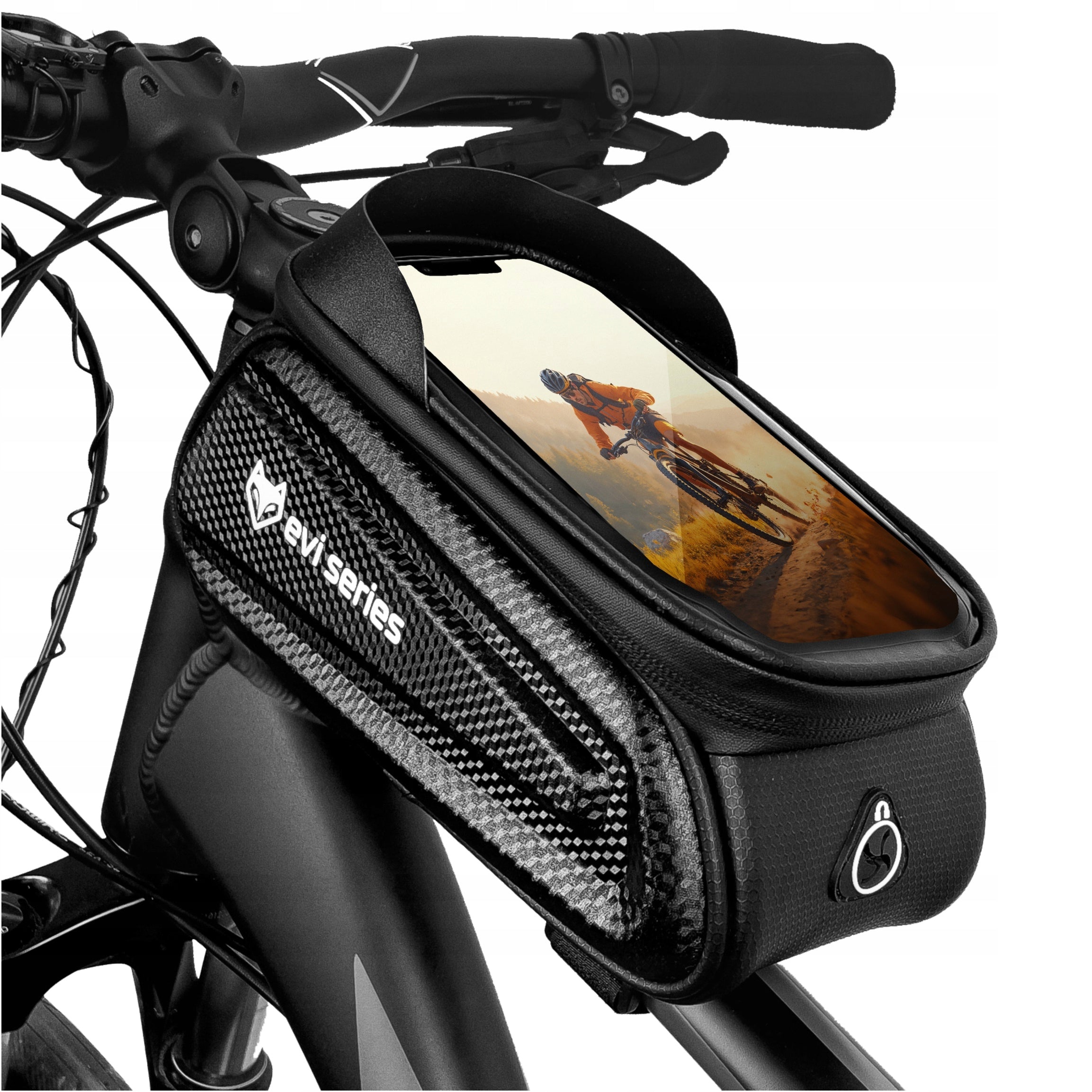 BICYCLE POUCH WATERPROOF PHONE CASE HOLDER FRAME BAG SACHET L