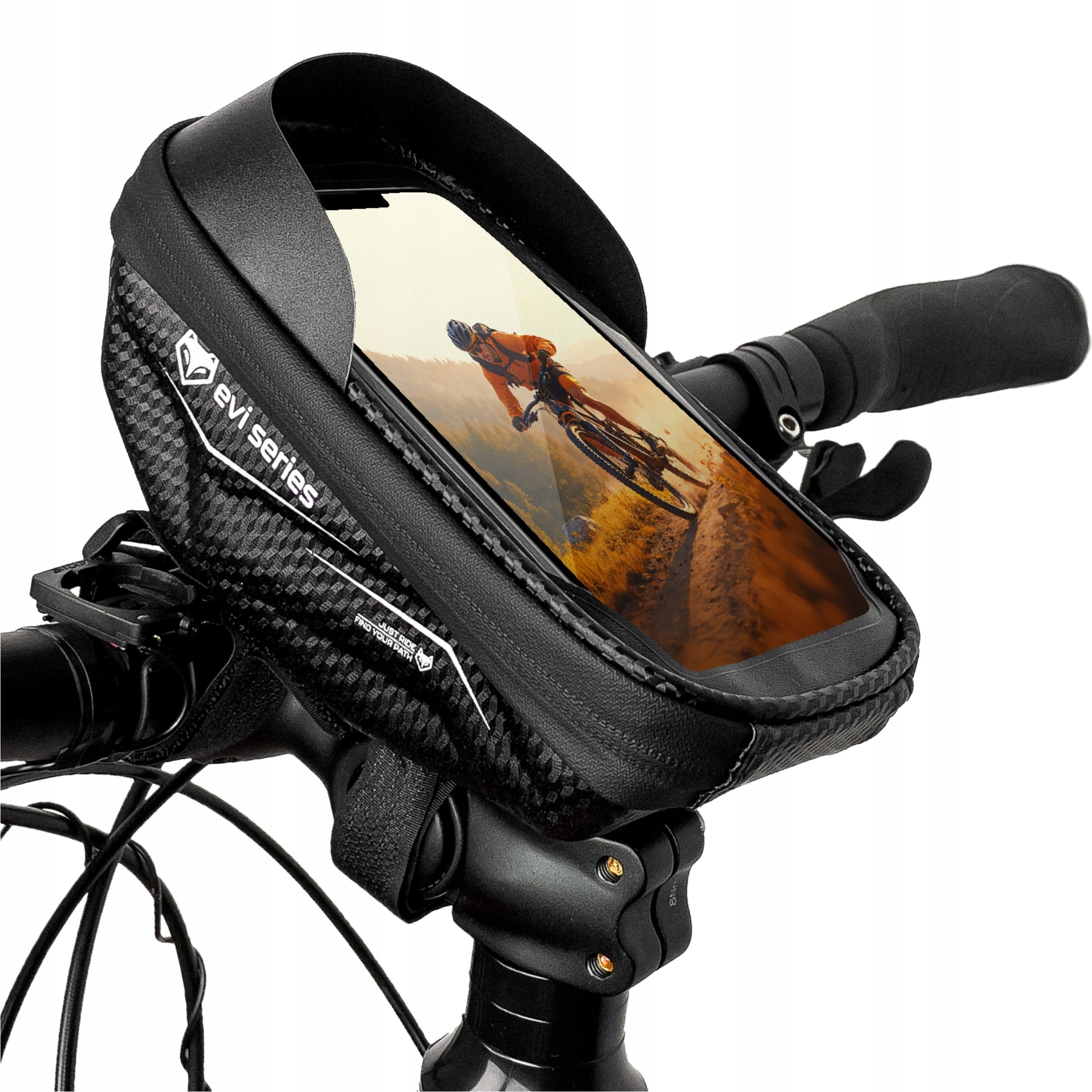 BICYCLE POUCH WATERPROOF PHONE CASE STURDY HANDLEBAR BAG S