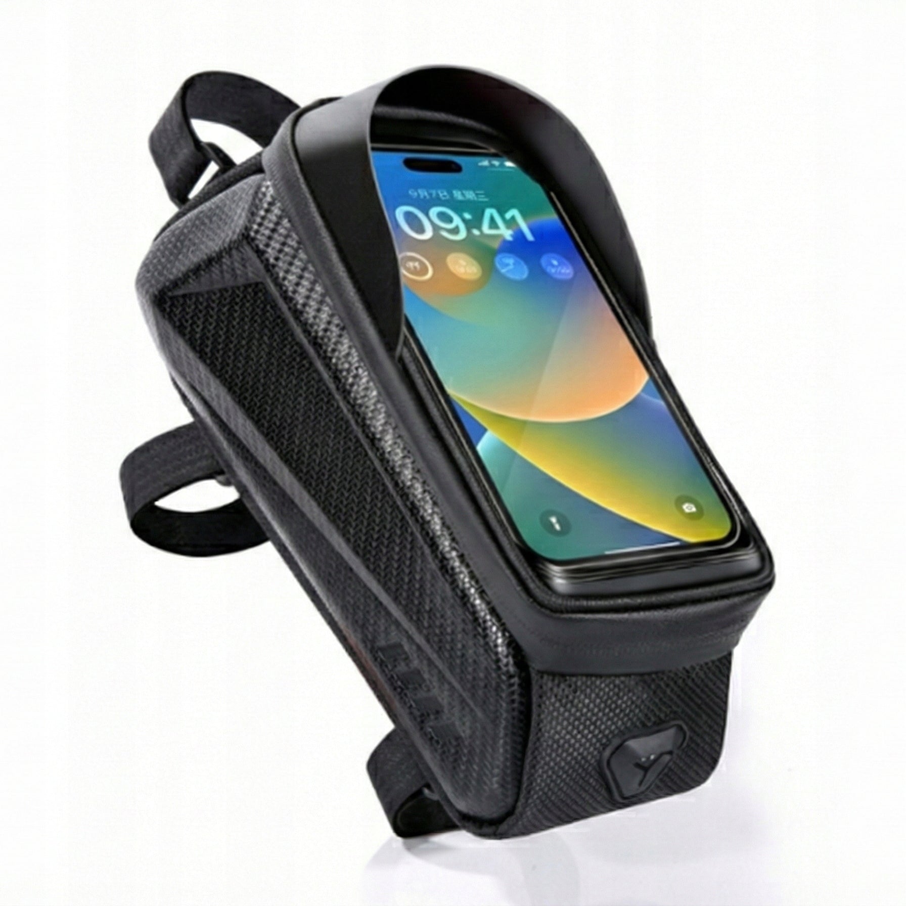 BICYCLE POUCH WATERPROOF PHONE HOLDER CASE FRAME BAG SACHET Packaging status original