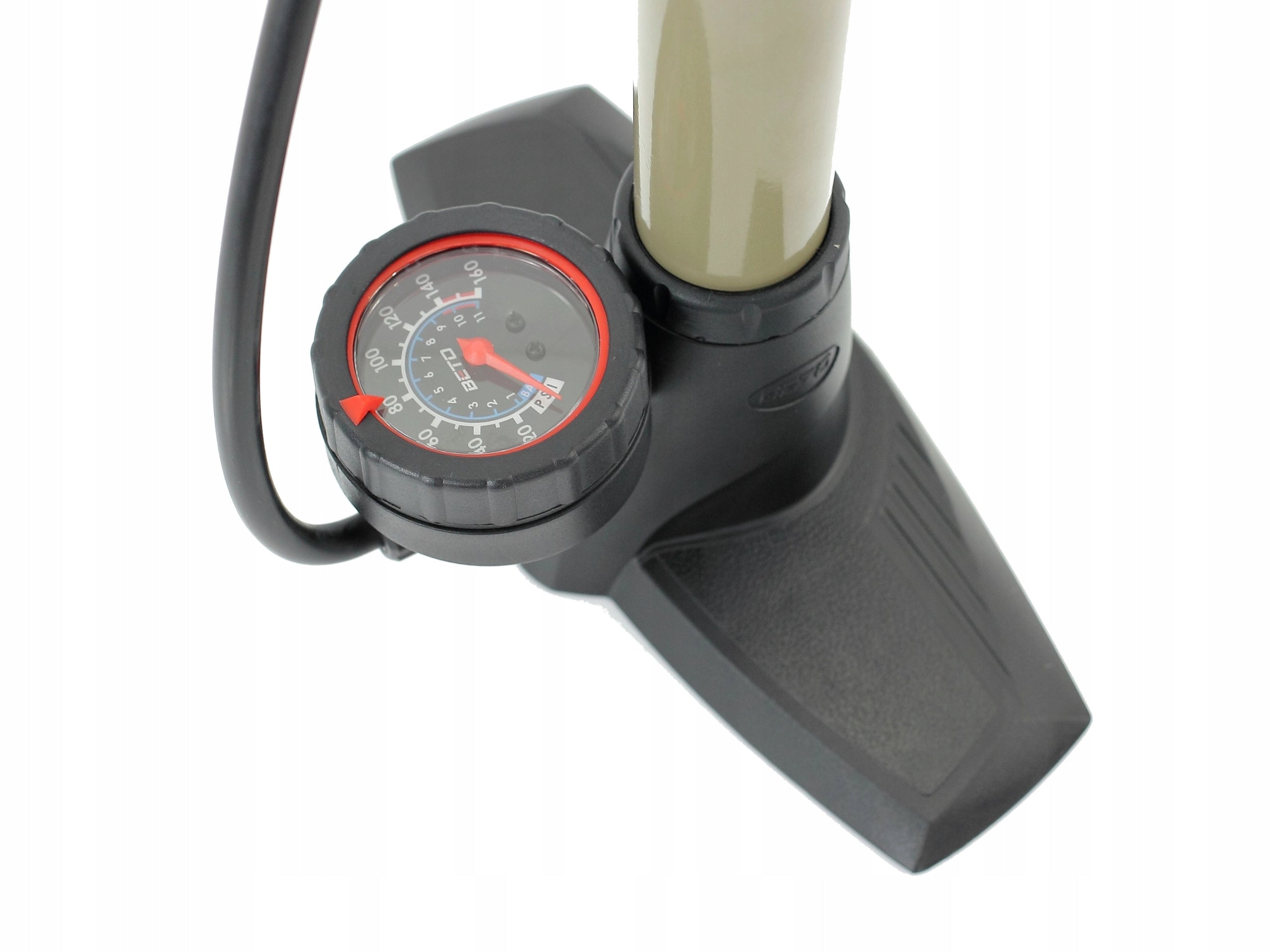 BICYCLE PUMP BETO CMP-151SG1 FLOOR WITH PRESSURE GAUGE Brand Beto