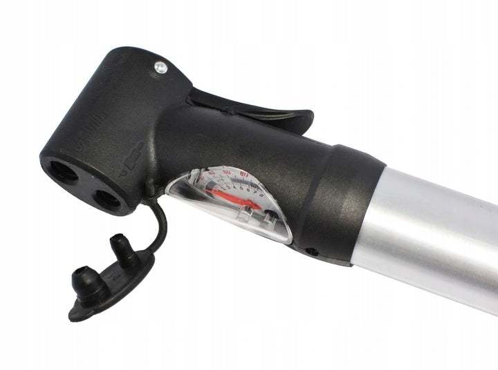 BICYCLE PUMP BETO with pressure gauge ALU DOUBLE PRO Brand Beto
