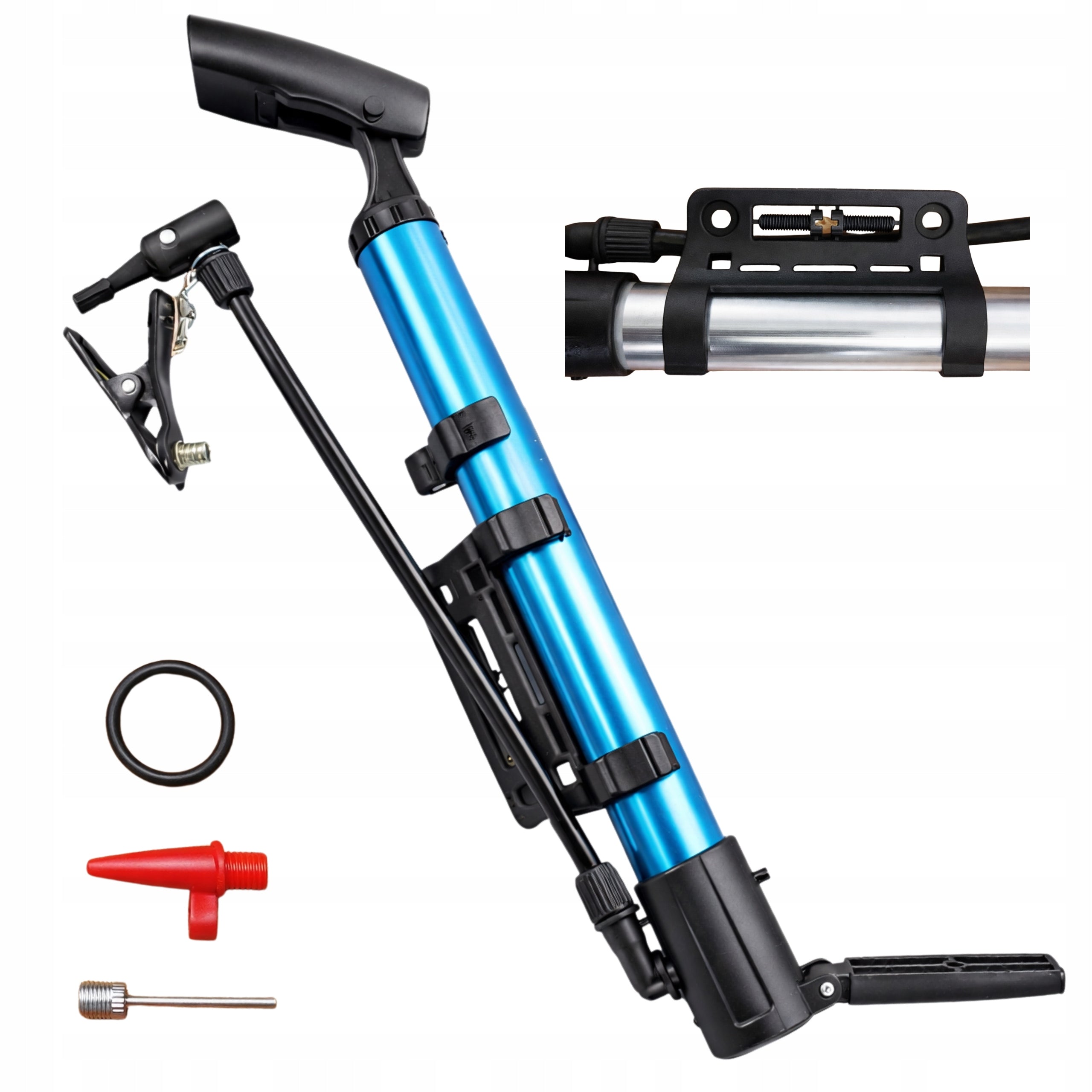 BICYCLE PUMP COMPACT SET OF TIPS FOR MATTRESS BALLS