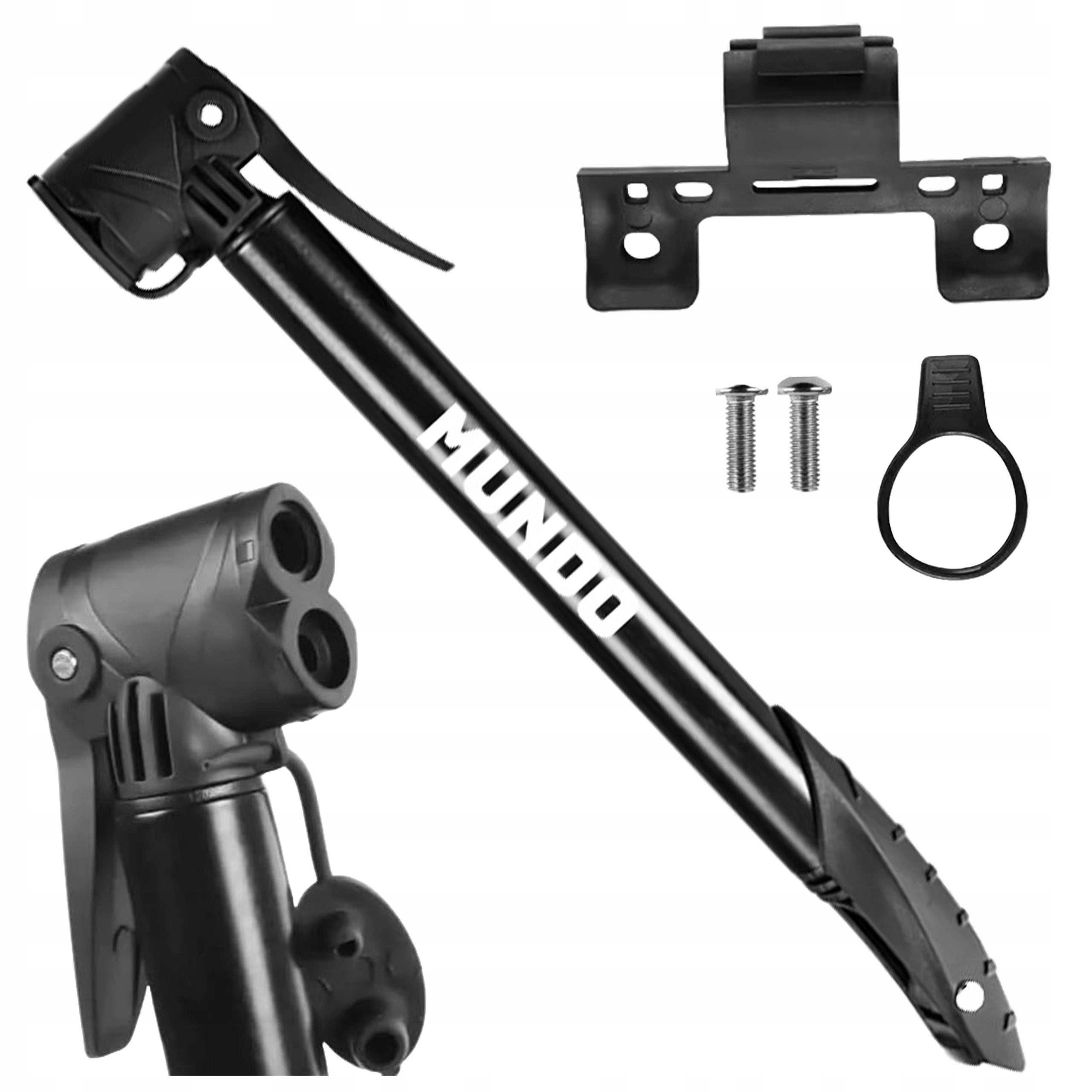BICYCLE PUMP FOR BICYCLE MANUAL MINI TELESCOPIC SCHRADER PRESTA + HANDLE