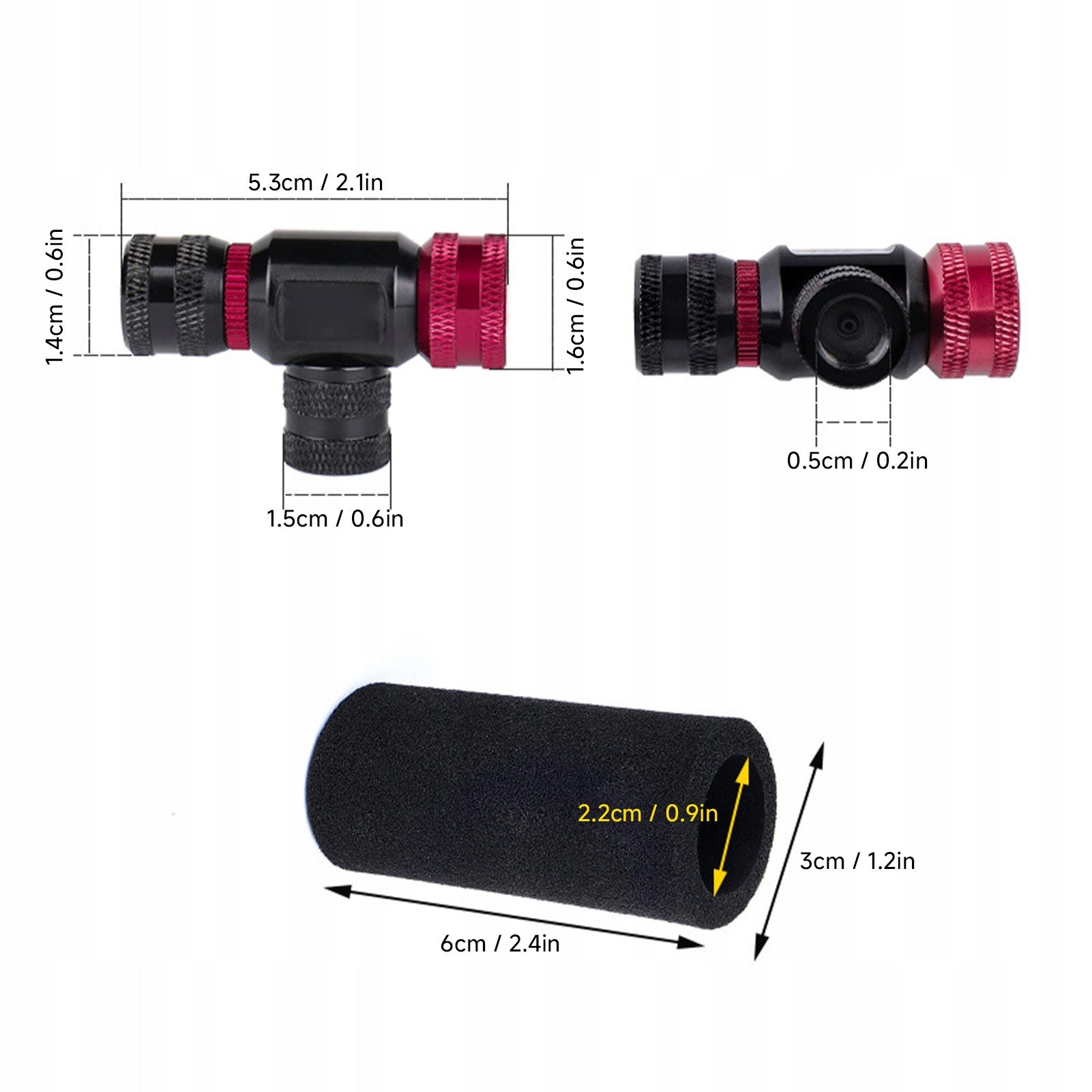 BICYCLE PUMP FOR CO2 CARTRIDGES FAST PUMPING PORTABLE ADJUSTABLE Packaging status original