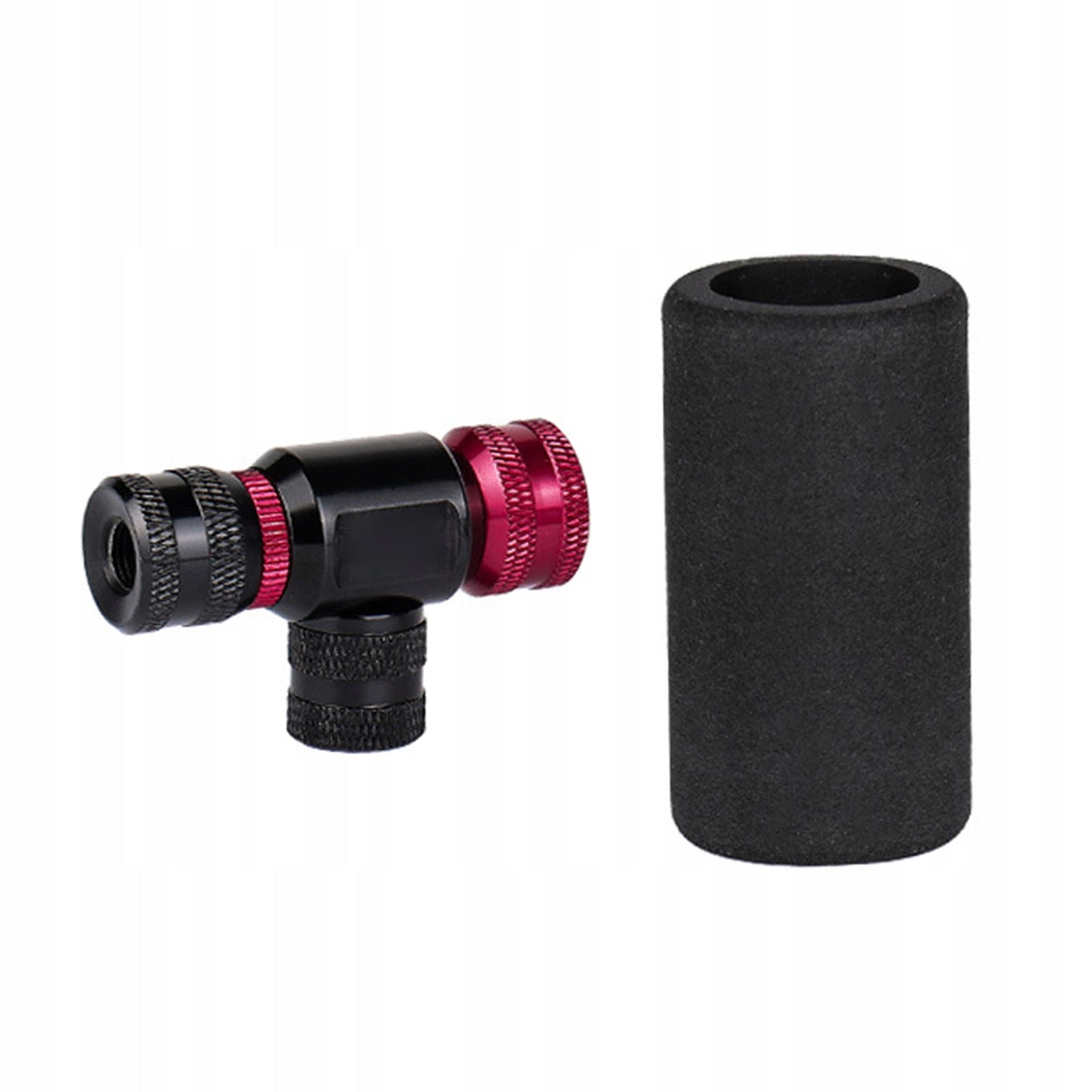 BICYCLE PUMP FOR CO2 CARTRIDGES FAST PUMPING PORTABLE ADJUSTABLE