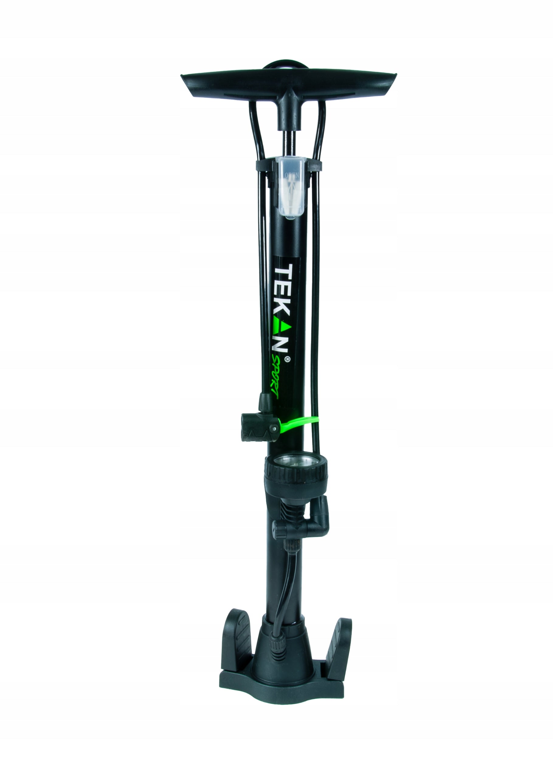 BICYCLE PUMP HAND FLOOR FOOT PRESSURE GAUGE FOR BICYCLE MATTRESS BALL Packaging status original