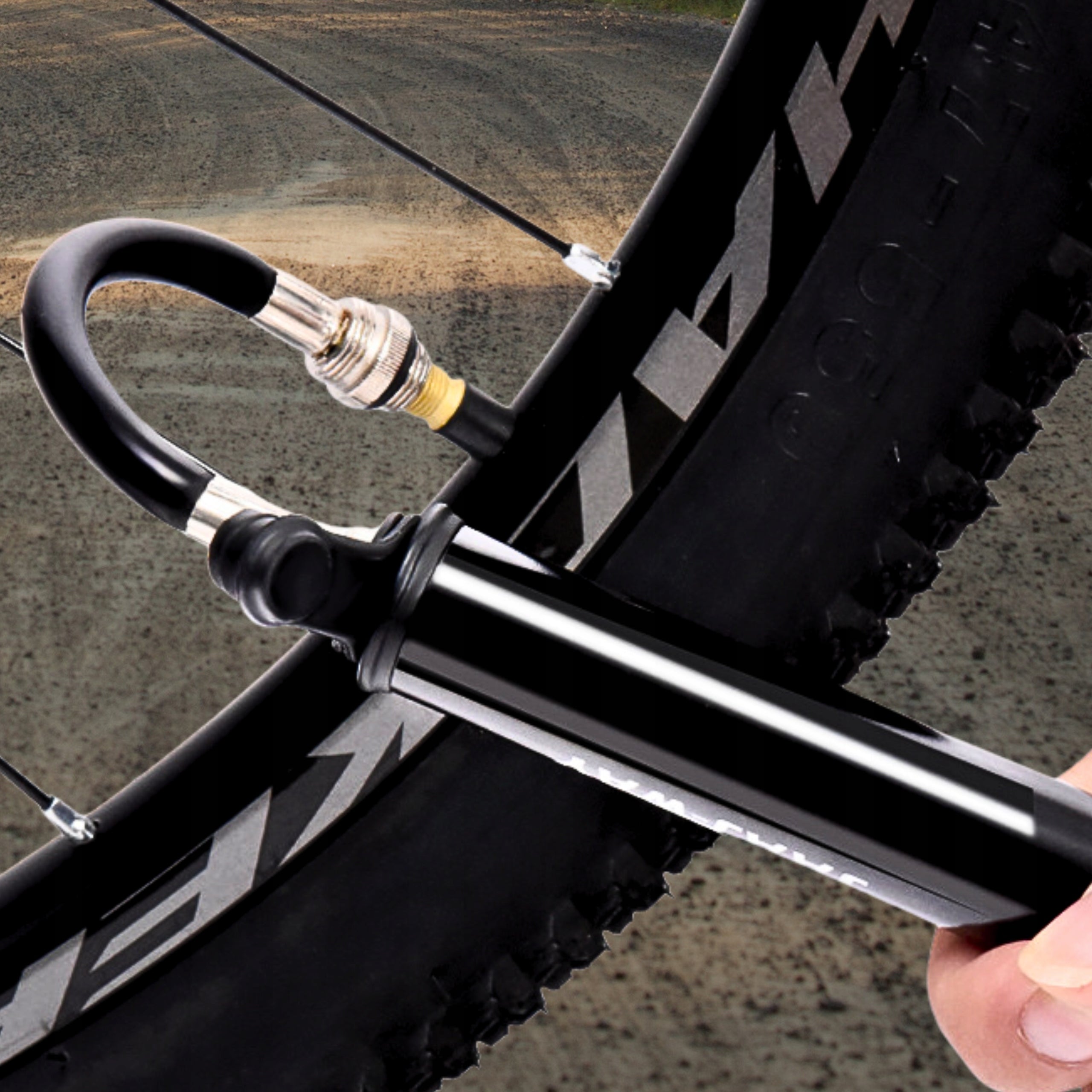 BICYCLE PUMP MANUAL MINI UNIVERSAL PRESTA AUTO FOR WHEELS AND BALLS MATTRESSES EAN (GTIN) 5907222973622