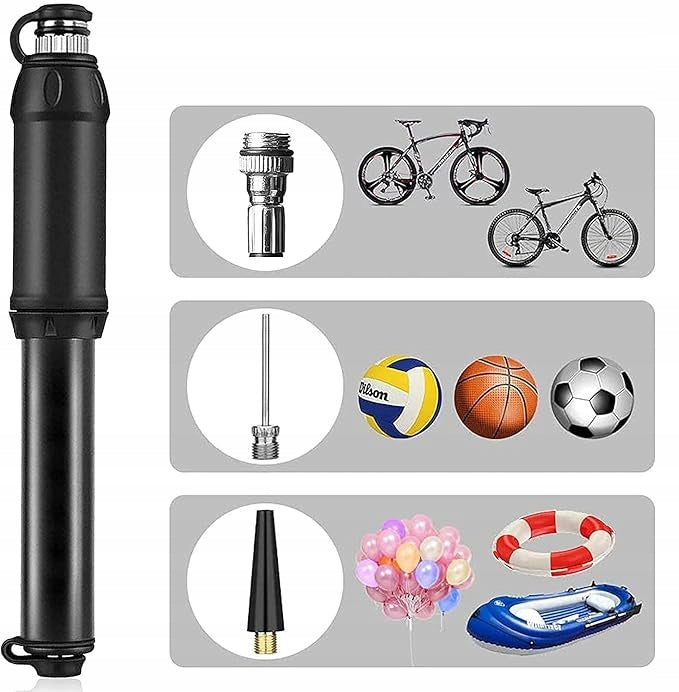BICYCLE PUMP MANUAL MOUNTING KIT COMPACT TIPS FOR BICYCLE BALL Brand no brand