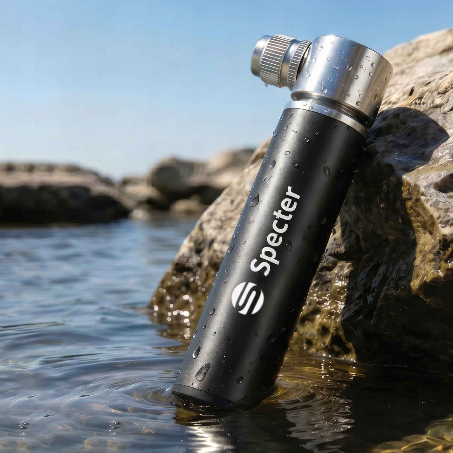 BICYCLE PUMP MINI Handheld Presta Schrader Small Aluminum SPECTER Kind manual