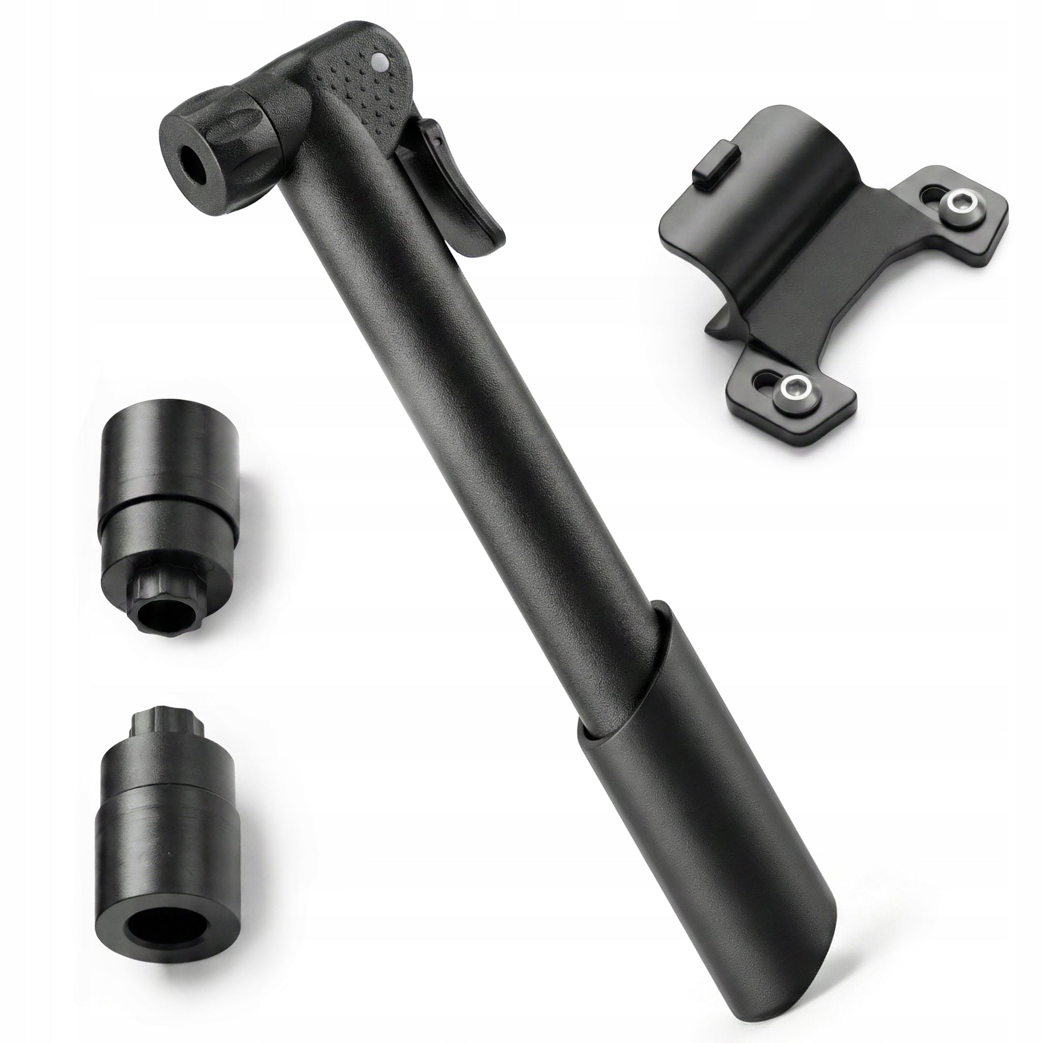 BICYCLE PUMP MINI PORTABLE MANUAL FOR FRAME WITH TELESCOPIC HANDLE OF THE BIKE