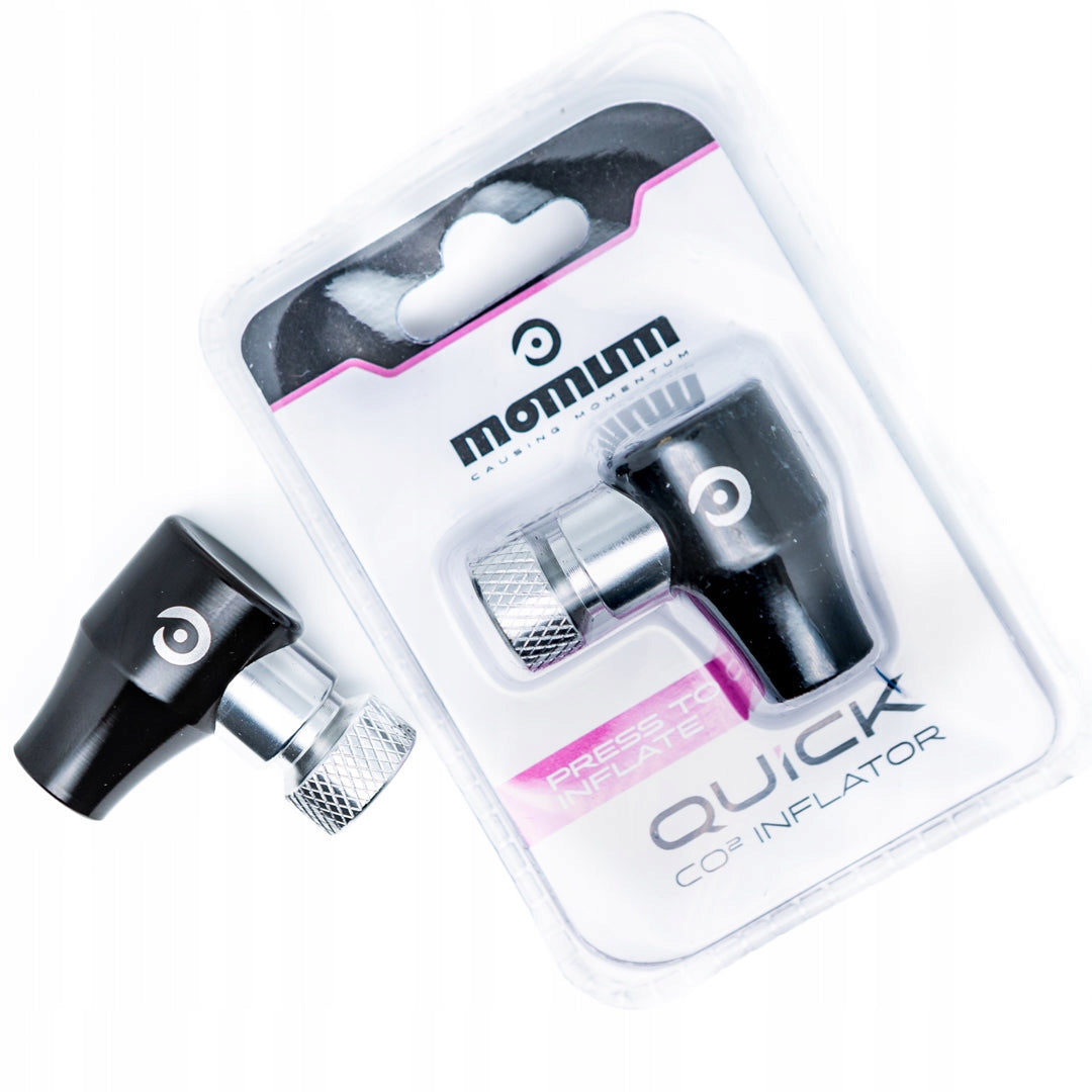 BICYCLE PUMP MOMUM QUICK CO2 CARTRIDGE INFLATOR Black