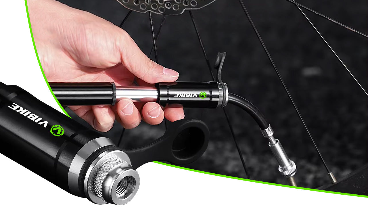 BICYCLE PUMP SMALL MINI HAND FRAME HOLDER ALUMINIUM 11 BAR 160 PSI Color black