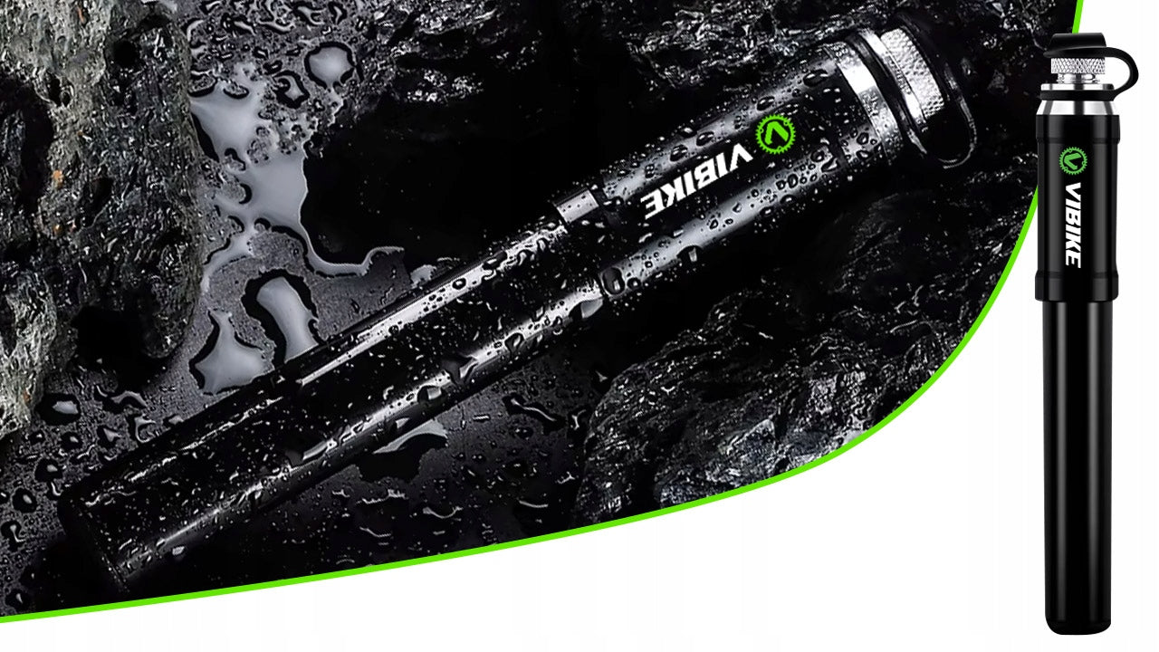 BICYCLE PUMP SMALL MINI HAND FRAME HOLDER ALUMINIUM 11 BAR 160 PSI Model WENTYL SCHRADER PRESTA WARSZTATOWA