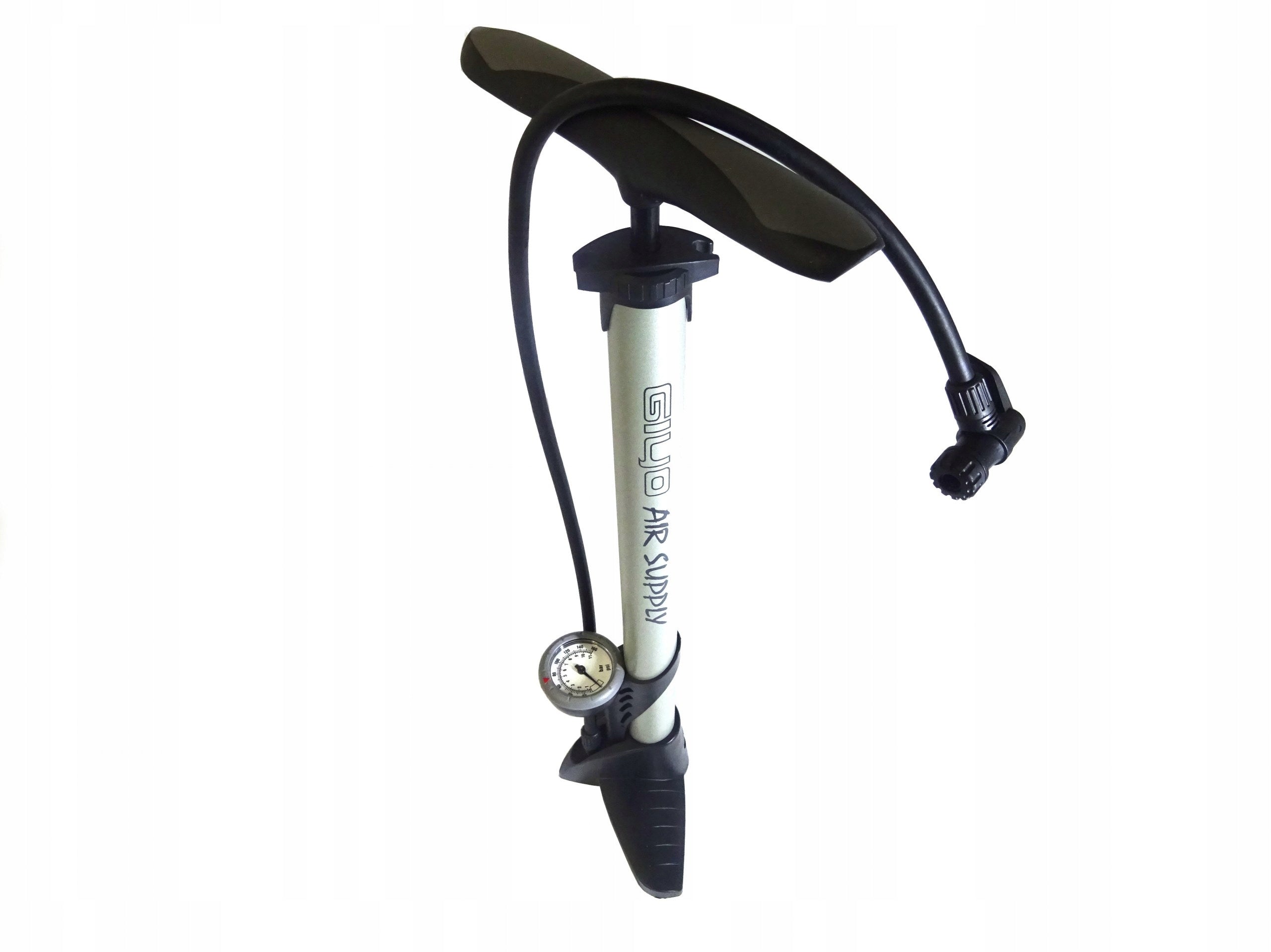 BICYCLE PUMP WITH PRESSURE GAUGE AV/FV/DV