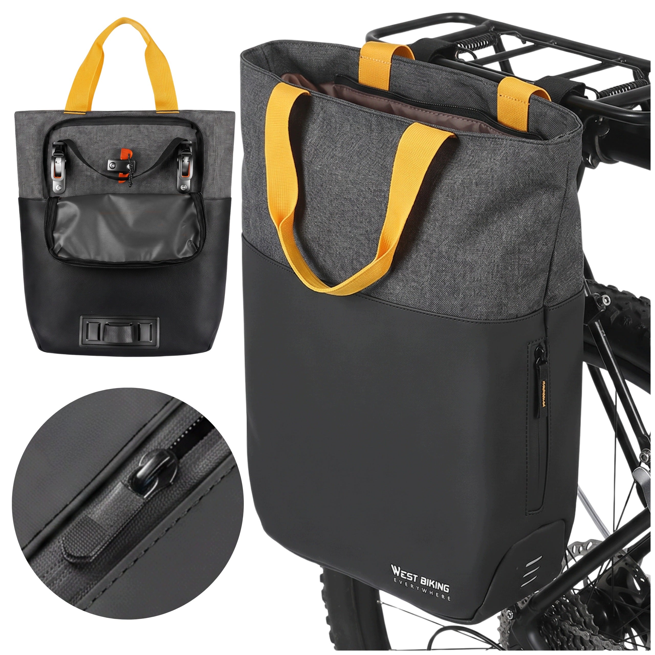 BICYCLE RACK BAG 11L Bicycle Pouch for Bicycle waterproof fast m