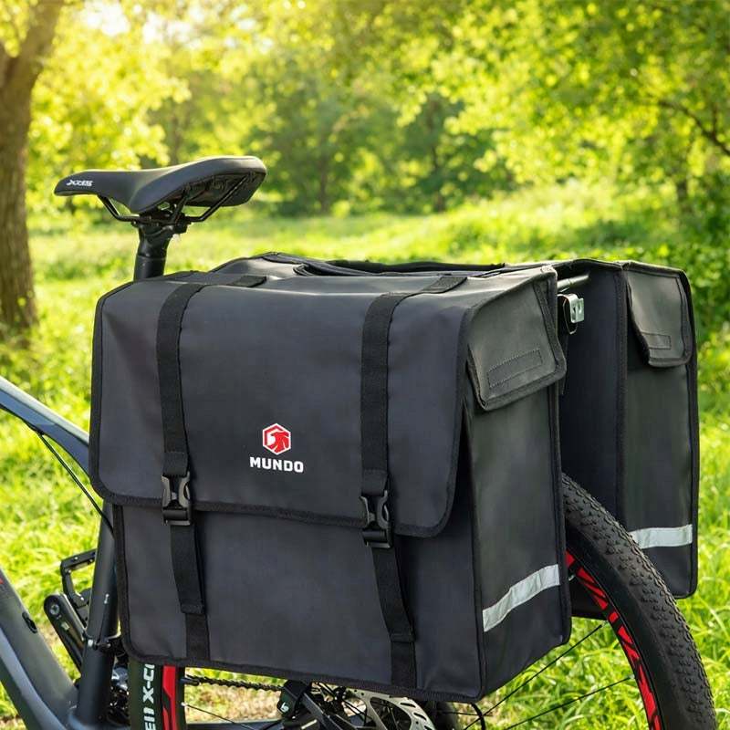 BICYCLE RACK BAG 45 L- BICYCLE PANNIER BAGS FOR BICYCLE RACK Manufacturer code Sakwa rowerowa na bagażnik MUNDO 037