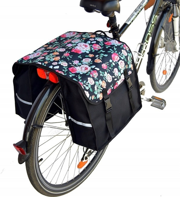 BICYCLE RACK BAG, BICYCLE POUCH 2x15L Capacity 15 l
