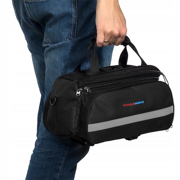 BICYCLE RACK BAG, BICYCLE POUCH PULSMOVE 32X25X18 CM CAPACIOUS 20l Model PULSMOVE Sakwa na bagażnik