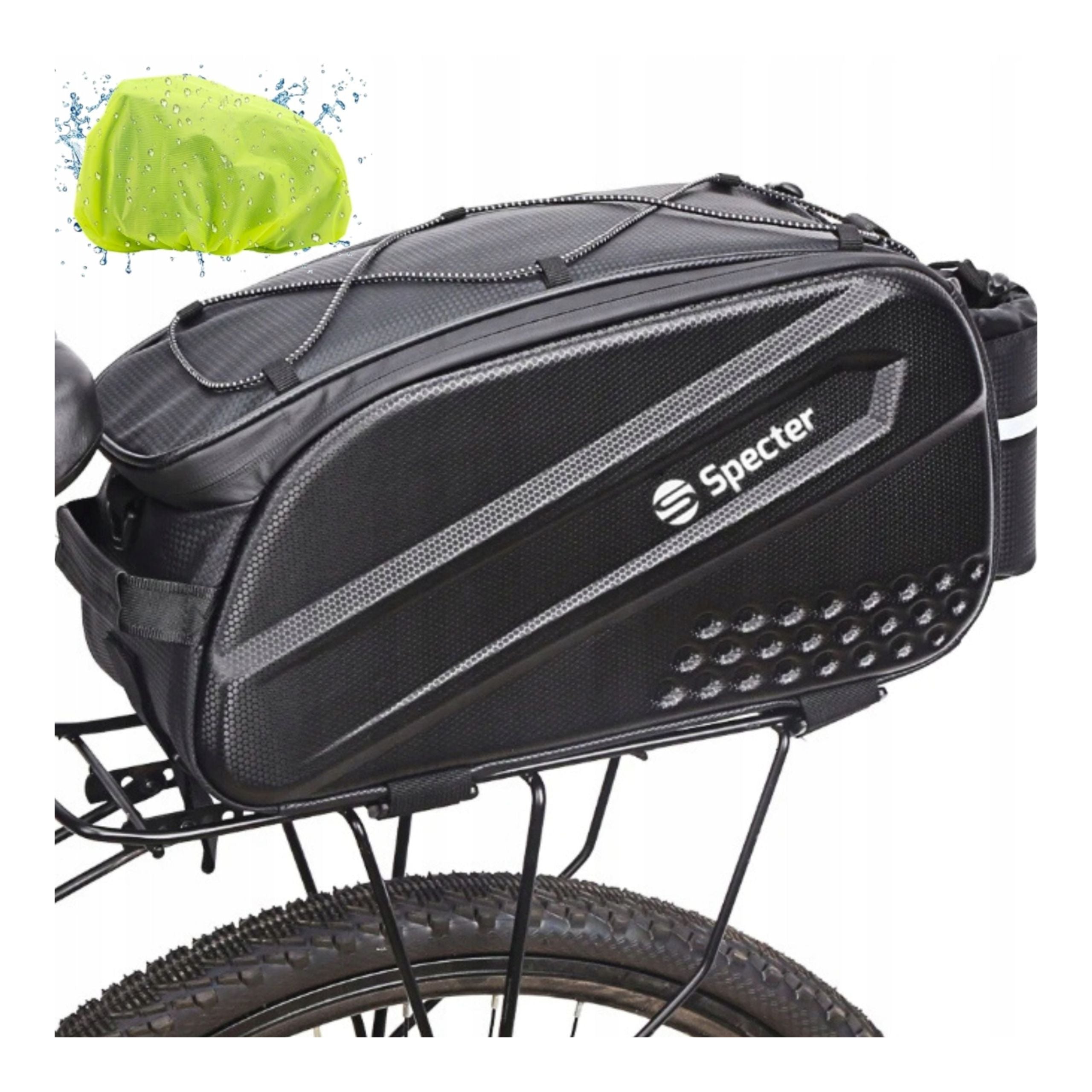BICYCLE RACK BAG LARGE 14L Bicycle Pouch for Bike SPECTER