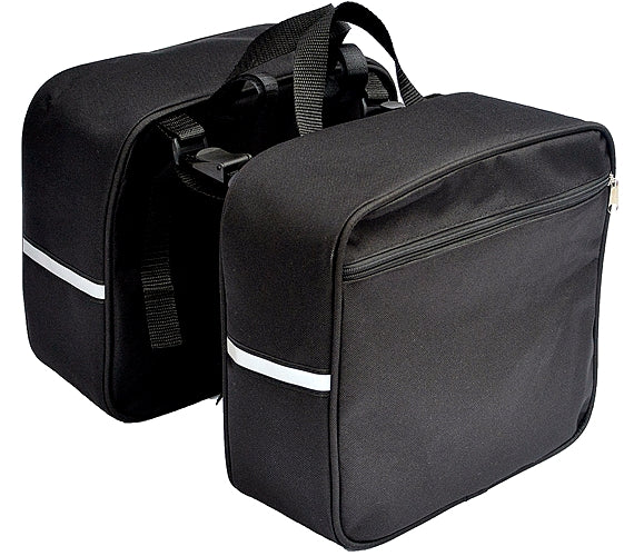 BICYCLE RACK BAG, POUCH 2x10L - black