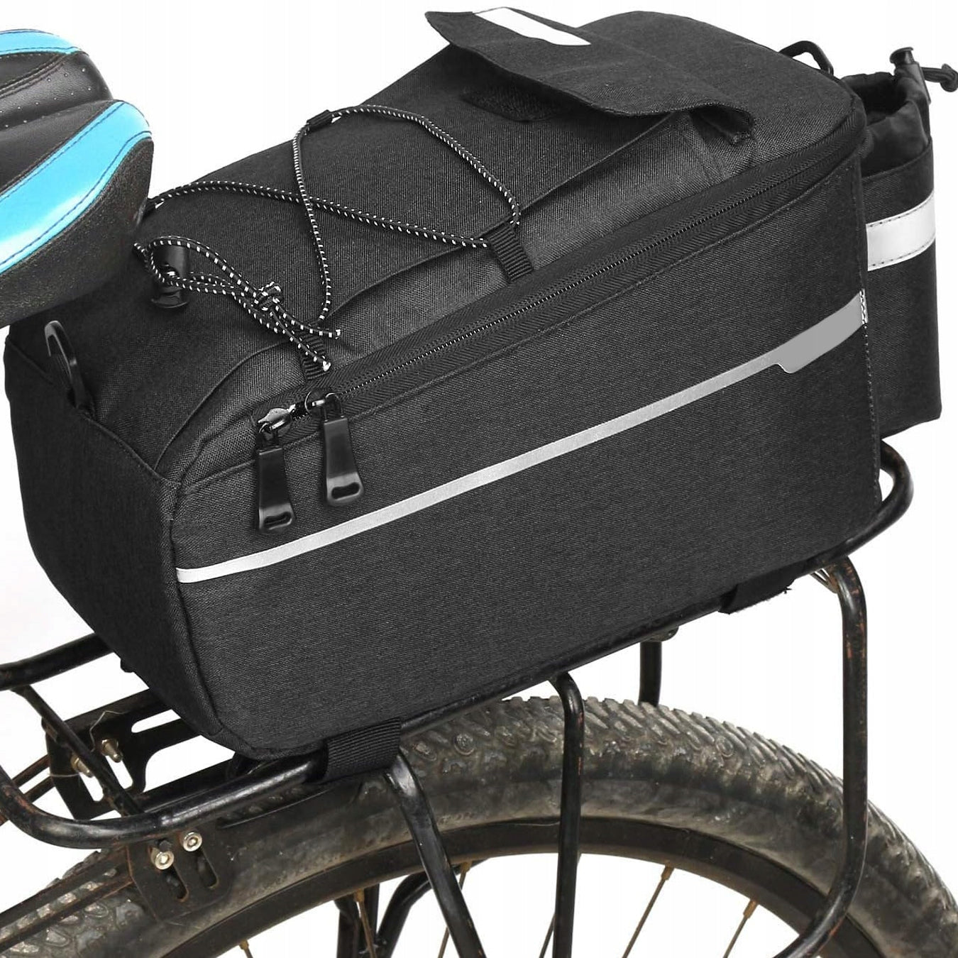 BICYCLE RACK BAG THERMAL BICYCLE POUCH REFLECTIVE DURABLE