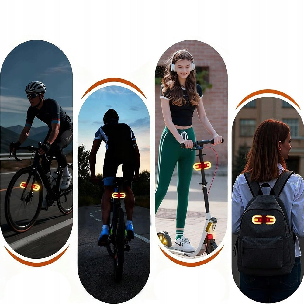 BICYCLE REAR LED LAMP WITH TURN SIGNALS CONTROLLED WITH REMOTE CONTROL SET POWER Brand no brand