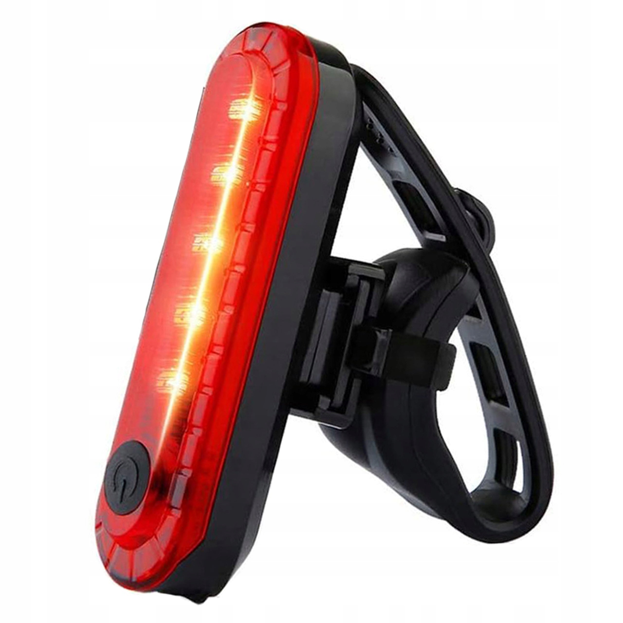 BICYCLE REAR LIGHT USB LED STRONG UNIVERSAL 4 BATTERY MODES
