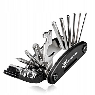 BICYCLE REPAIR KIT MULTIFUNCTION TOOL 16in1 ALLEN ROCKBROS
