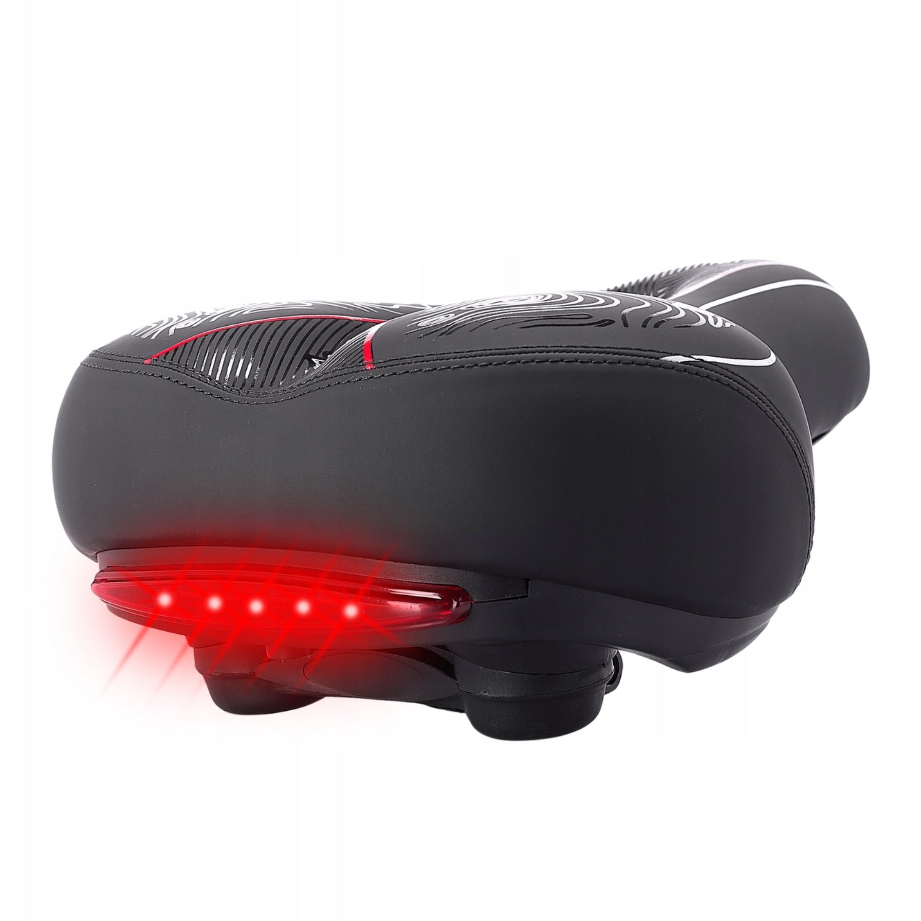 BICYCLE SADDLE GEL comfortable women's men's shock absorbers REAR LAMP Packaging status original