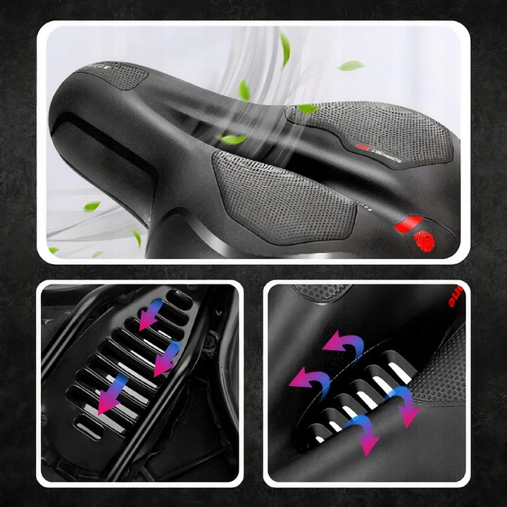 BICYCLE SADDLE SOFT COMFORTABLE WIDE FOAM 24CM SEAT FOR BIKE Dedicated for BMX bikes cargo bikes cross bikes dirt bikes e-bikes enduro bikes gravel bikes urban bikes MTB (mountain bikes) cyclocross bikes street bikes road bikes tandem bike track bikes trekking bikes triathlon bike tricycles folding bikes downhill bikes trail bikes kids bikes (10"-20") junior bikes (24"-27.5" wheels)