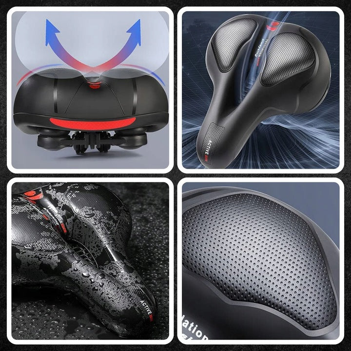 BICYCLE SADDLE SOFT COMFORTABLE WIDE FOAM 24CM SEAT FOR BIKE Width 210 mm