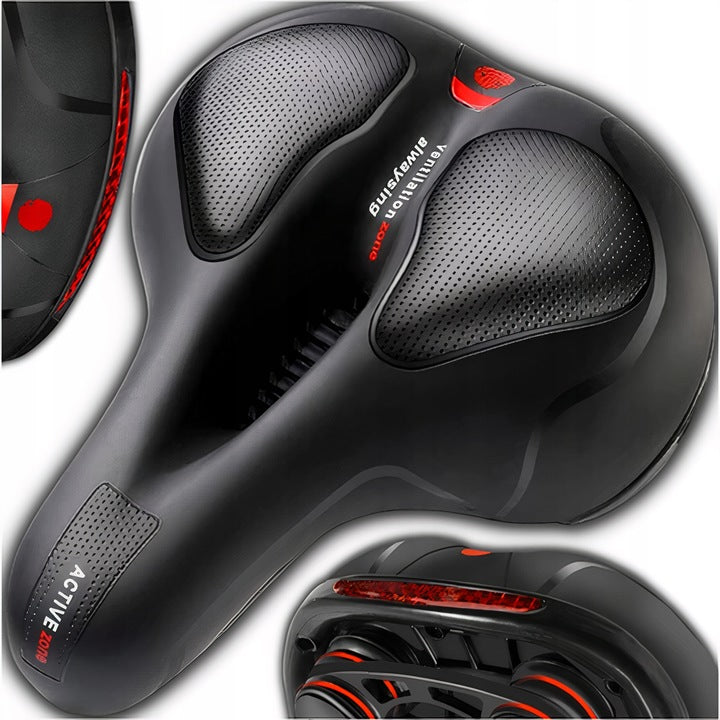 BICYCLE SADDLE SOFT COMFORTABLE WIDE FOAM 24CM SEAT FOR BIKE