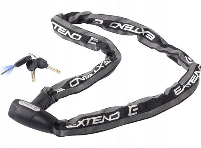 BICYCLE SECURITY CLASP 5x120 CM BICYCLE LOCK CHAIN Manufacturer code 002218
