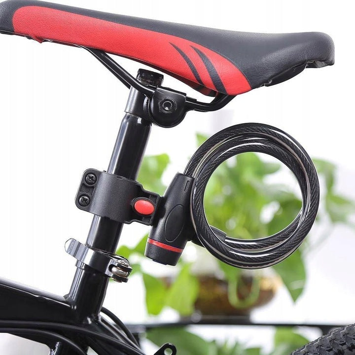 BICYCLE SECURITY LOCK FOR BICYCLE ON 2xKEY STRONG CORD Packaging status original