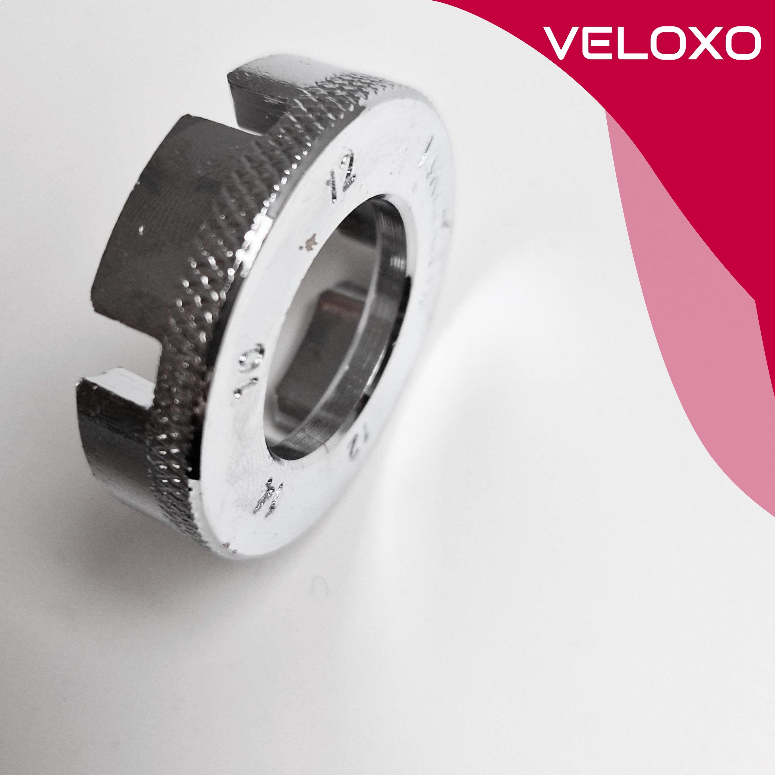 BICYCLE SPOKE WRENCH FOR WHEEL CENTERING VELOXO VL069 SILVER EAN (GTIN) 5905721778328