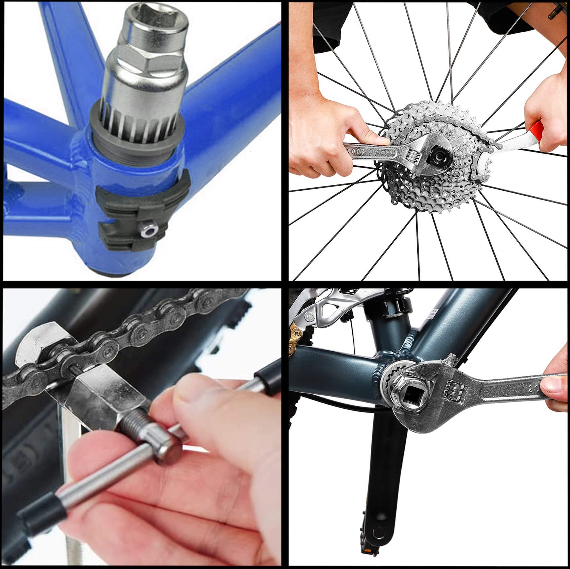 BICYCLE TOOL REPAIR KIT BICYCLE CRANK PULLER SUPPORT KEY Packaging status original