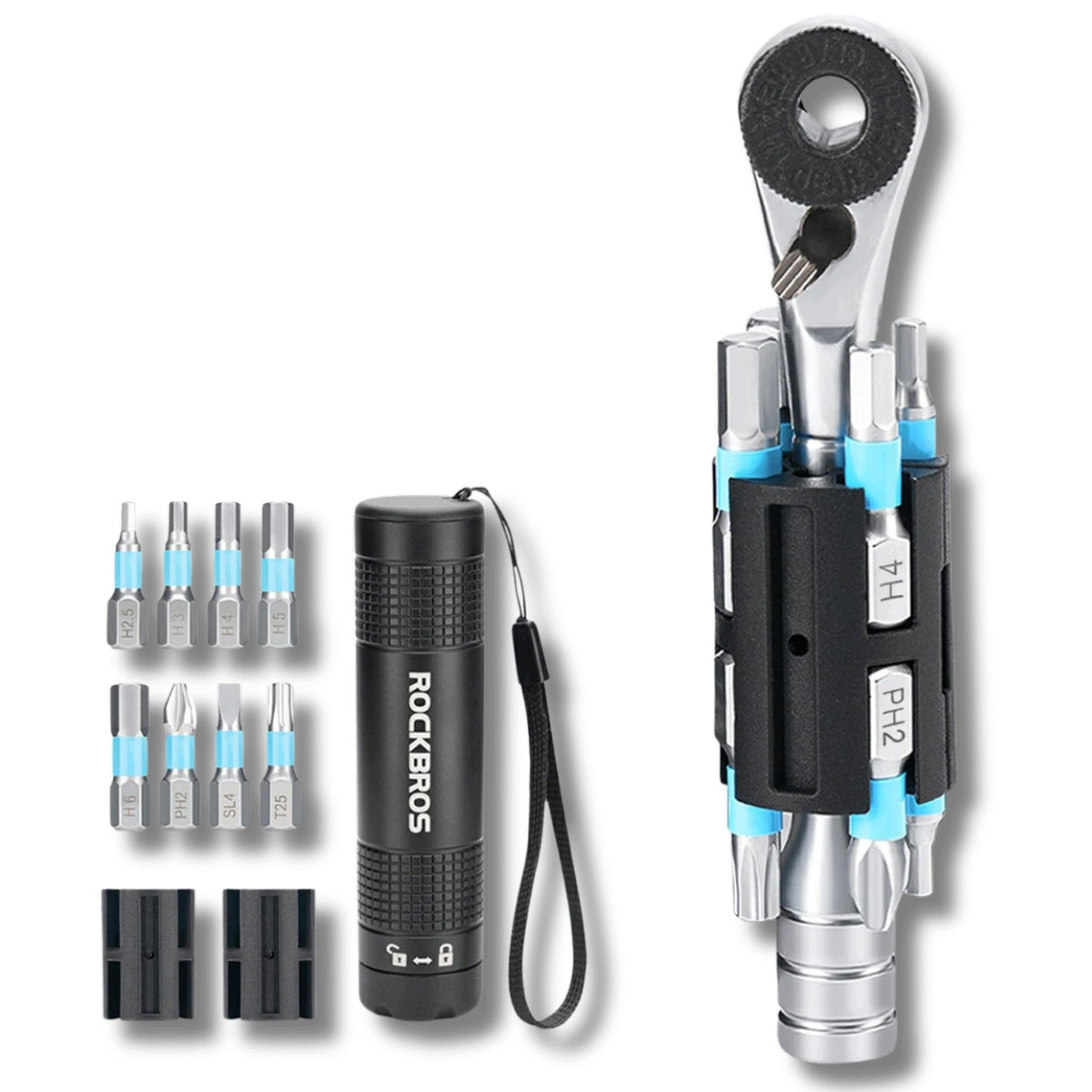 BICYCLE TOOL SET MULTITOOL RATCHET REPAIR KIT ROCKBROS